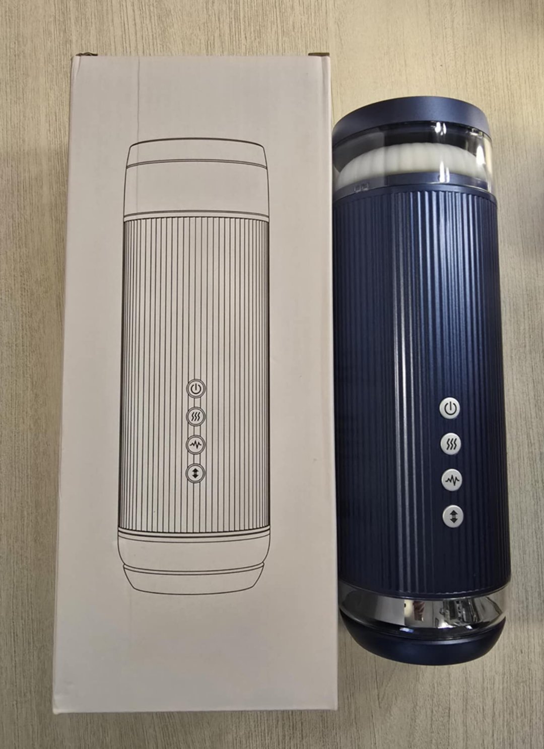 Masturbateur automatique télescopique silencieux plaisir masculin