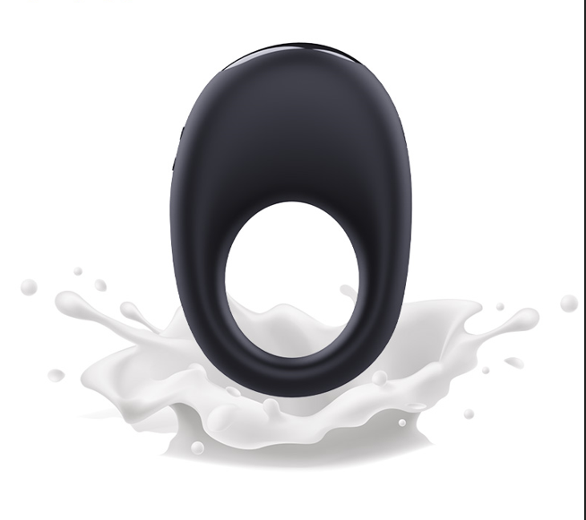 Anneau pénien vibrant rechargeable USB - silicone premium doux et confortable