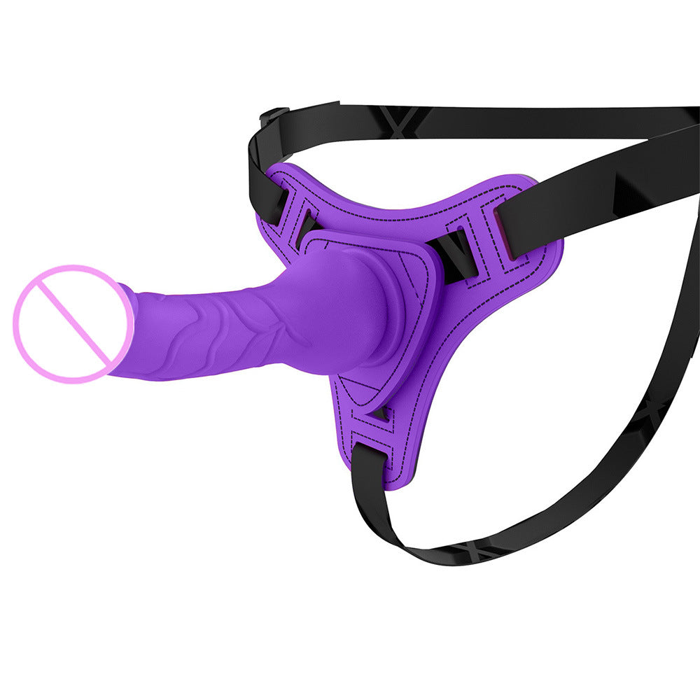 Harnais Intime en Cuir avec Accessoire en Silicone Premium