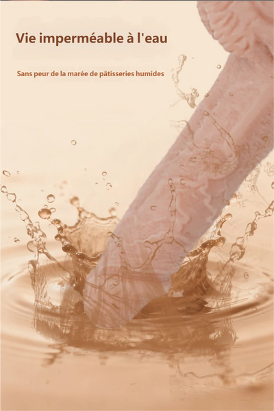 Gode réaliste avec ventouse 19,5cm - Silicone liquide waterproof