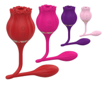 Vibromasseur suceur Campanula avec œuf d'amour - Les Arcanes Du Desir